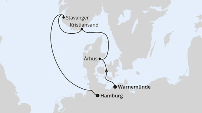 Kurzreise nach Norwegen ab Warnemünde Kurzreise nach Norwegen ab Warnemünde