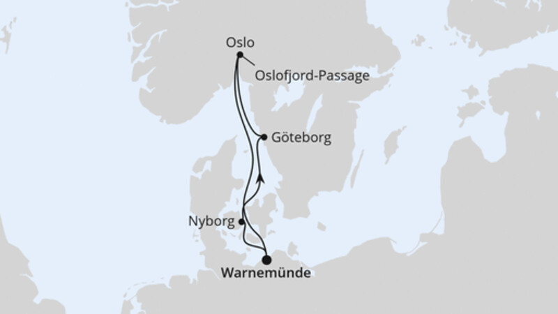 Kurzreise nach Skandinavien ab Warnemünde Kurzreise nach Skandinavien ab Warnemünde