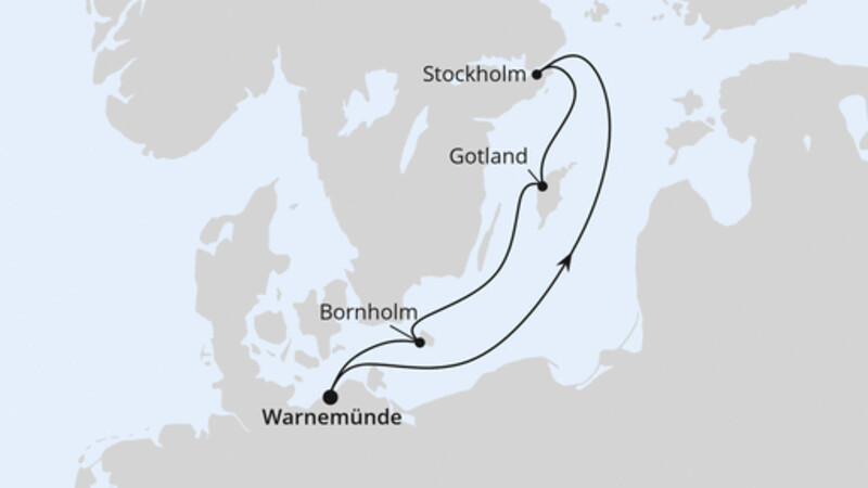 Kurzreise nach Schweden ab Warnemünde Kurzreise nach Schweden ab Warnemünde
