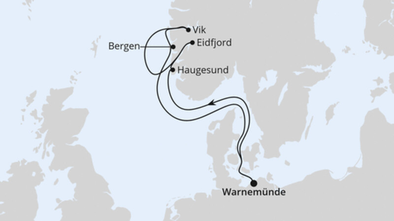 Norwegens Fjorde ab Warnemünde Norwegens Fjorde ab Warnemünde