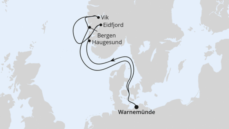 Norwegens Fjorde ab Warnemünde Norwegens Fjorde ab Warnemünde