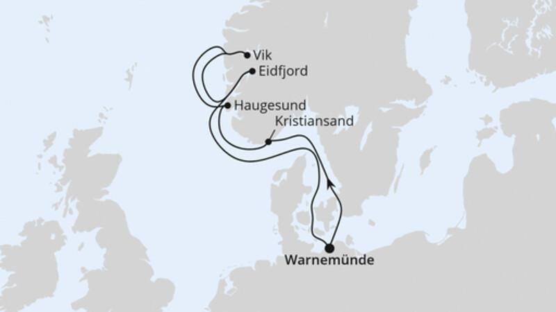 Norwegens Fjorde ab Warnemünde Norwegens Fjorde ab Warnemünde