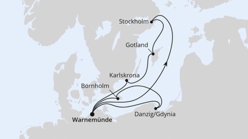 Schweden mit Danzig & Bornholm ab Warnemünde 2 Schweden mit Danzig & Bornholm ab Warnemünde 2