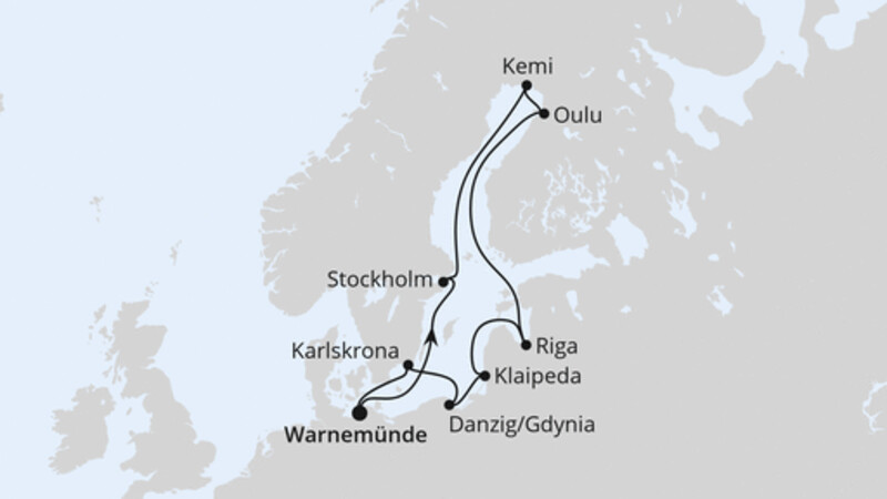 Schärengärten der Ostsee ab Warnemünde Schärengärten der Ostsee ab Warnemünde