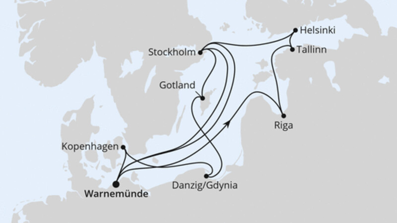 Highlights der Ostseeküste ab Warnemünde Highlights der Ostseeküste ab Warnemünde