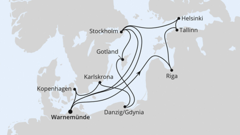 Highlights der Ostseeküste ab Warnemünde Highlights der Ostseeküste ab Warnemünde